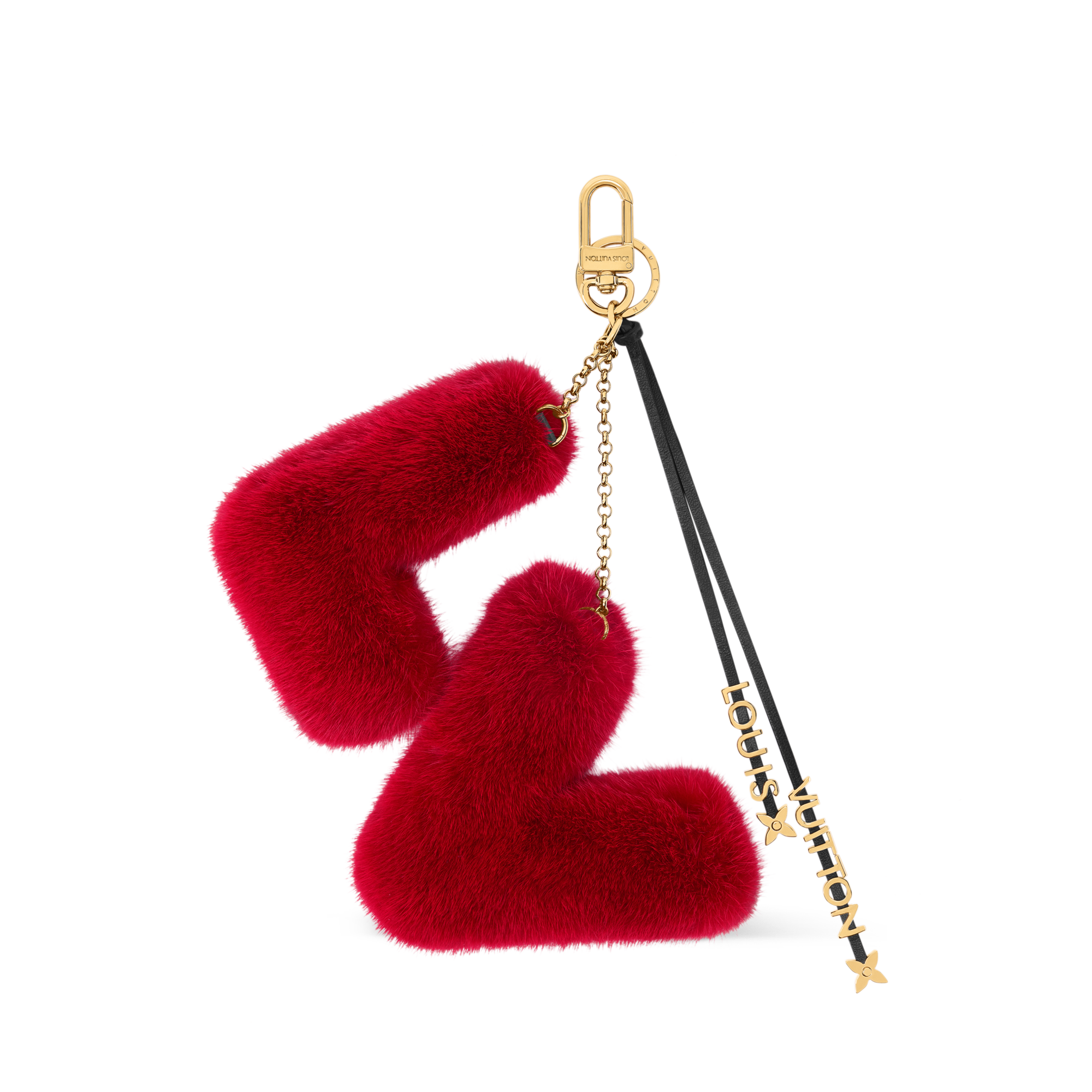 Louis Vuitton ハートチャーム バーガンディ LV Initials Key Holder And Bag Charm . - Accessories | LOUIS VUITTON